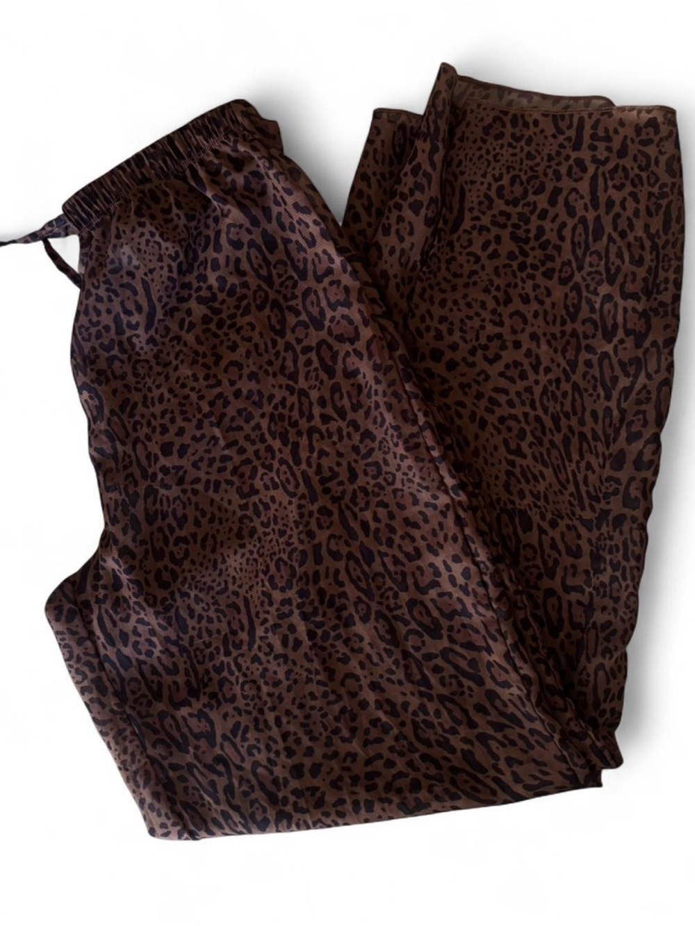 Brown Leopard Pants - Beach/Pool Cover Up